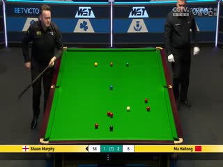 斯诺克威尔士公开赛64进32 肖恩·墨菲3-4马海龙  20250211封面图