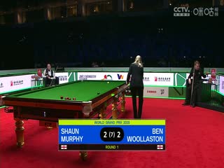 斯诺克世界大奖赛32进16 肖恩·墨菲4-3本·沃拉斯顿 20250304封面图