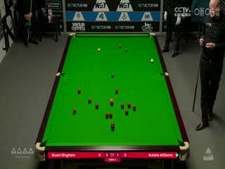 斯诺克威尔士公开赛64进32 斯图尔特·宾汉姆0-4罗比·威廉姆斯 20250211封面图