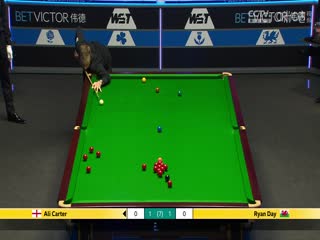 斯诺克威尔士公开赛16进8 瑞恩·戴1-4阿里·卡特  20250214封面图