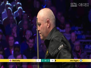 斯诺克威尔士公开赛四分之一决赛 马克·塞尔比5-4约翰·希金斯  20250214封面图