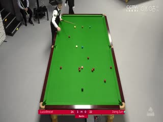 斯诺克德国大师赛64进32 卢卡·布雷切尔5-2江俊  20250129封面图
