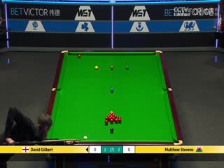 斯诺克威尔士公开赛32进16 大卫·吉尔伯特3-4马修·史蒂文斯  20250213封面图