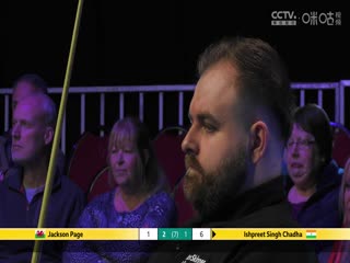 斯诺克威尔士公开赛32进16 伊什普利特·辛格·查达2-4杰克逊·佩吉  20250213封面图