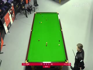 斯诺克德国大师赛16进8 汤姆·福德3-5亚伦·希尔  20250131封面图