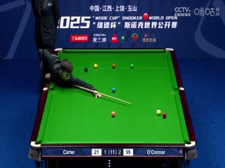 斯诺克玉山世界公开赛半决赛 乔·奥康纳6-3阿里·卡特  20250228封面图
