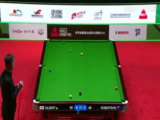 斯诺克世界大奖赛16进8 大卫·吉尔伯特1-4尼尔·罗伯逊  20250306封面图