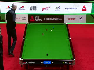 斯诺克世界大奖赛32进16 凯伦·威尔逊4-3马修·塞尔特 20250304封面图