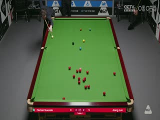 斯诺克威尔士公开赛资格赛 江俊3-4弗洛里安·努斯勒 20250205封面图