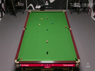 斯诺克威尔士公开赛资格赛 刘宏宇3-4弗洛里安·努斯勒 20250206封面图