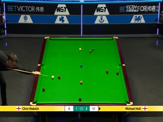 斯诺克威尔士公开赛64进32 克里斯·沃克林4-3迈克尔·霍尔特  20250211封面图