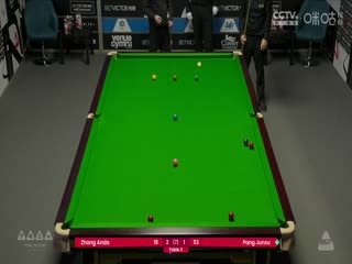 斯诺克威尔士公开赛32进16 庞俊旭4-2张安达  20250213封面图