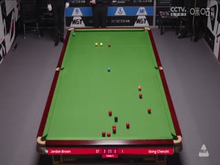 斯诺克威尔士公开赛资格赛 乔丹·布朗4-3巩晨智 20250206封面图