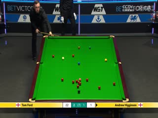 斯诺克威尔士公开赛64进32 汤姆·福德4-2安德鲁·希金森 20250211封面图