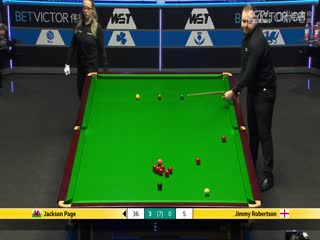 斯诺克威尔士公开赛64进32 杰克逊·佩吉4-2吉米·罗伯逊 20250211封面图