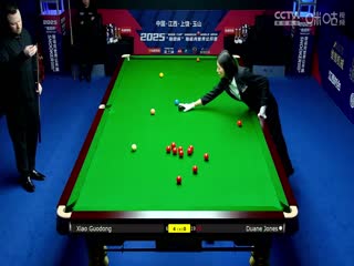 斯诺克玉山世界公开赛64进32 肖国栋4-5杜恩·琼斯  20250224封面图