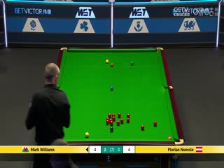 斯诺克威尔士公开赛64进32 马克·威廉姆斯4-1弗洛里安·努斯勒 20250211封面图