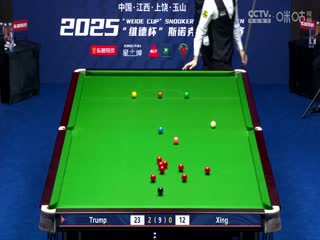 斯诺克玉山世界公开赛首日 贾德·特鲁姆普5-0邢子豪 20250223封面图