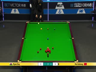 斯诺克威尔士公开赛32进16 马海龙2-4瑞恩·戴  20250213封面图