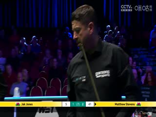 斯诺克威尔士公开赛64进32 杰克·琼斯2-4马修·史蒂文斯  20250211封面图
