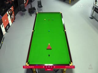 斯诺克德国大师赛64进32 巴里·霍金斯5-4阿尔菲·伯顿  20250128封面图