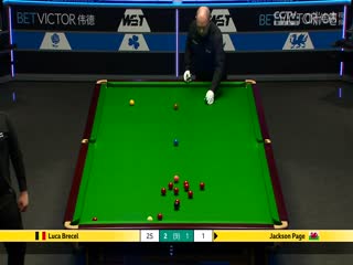 斯诺克威尔士公开赛四分之一决赛 杰克逊·佩奇2-5卢卡·布雷切尔  20250214封面图