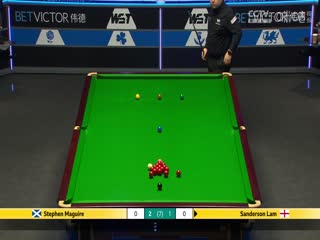斯诺克威尔士公开赛16进8 林杉峰2-4斯蒂芬·马奎尔  20250214封面图