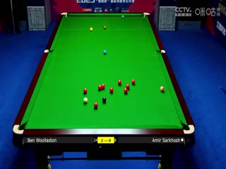 斯诺克玉山世界公开赛64进32 本·沃拉斯顿5-0阿米尔·萨克霍什  20250224封面图