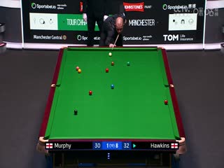 斯诺克巡回锦标赛12进8 肖恩·墨菲1-10巴里·霍金斯（第二阶段） 20250401封面图