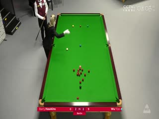 斯诺克德国大师赛四分之一决赛 吴宜泽3-5巴里·霍金斯  20250201封面图
