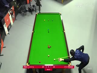 斯诺克德国大师赛16进8 艾利奥特·斯莱瑟1-5肖国栋 20250131封面图