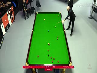 斯诺克德国大师赛64进32 庞俊旭4-5安东尼·麦克吉尔  20250129封面图