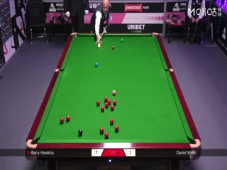 2025斯诺克英国公开赛第1轮 巴里·霍金斯4-0丹尼尔·威尔斯 20250922封面图