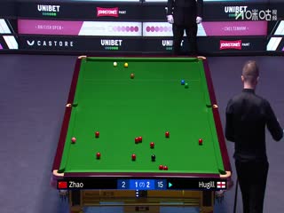 2025斯诺克英国公开赛第1轮 阿什利·赫吉尔3-4赵心童 20250922封面图