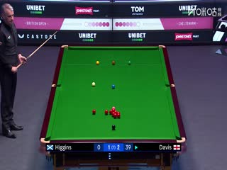 2025斯诺克英国公开赛第1轮 约翰·希金斯4-3马克·戴维斯 20250922封面图