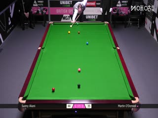 2025斯诺克英国公开赛64进32 马丁·奥德奈尔4-2阿卡尼·宋沙瓦 20250924封面图