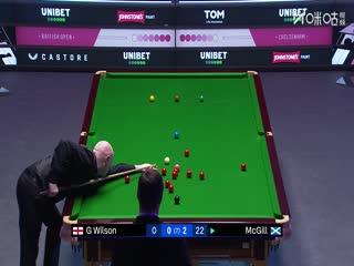 2025斯诺克英国公开赛64进32 安东尼·麦克吉尔4-1加里·威尔逊 20250924封面图