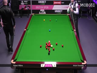 2025斯诺克英国公开赛64进32 罗伯特·米尔金斯2-4安东尼·科瓦尔斯基 20250924封面图
