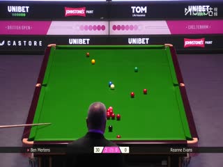 2025斯诺克英国公开赛64进32 本·默滕斯4-0瑞安·埃文斯 20250924封面图