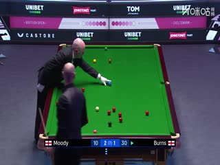 2025斯诺克英国公开赛32进16 斯坦·穆迪4-2伊安·伯恩斯 20250925封面图