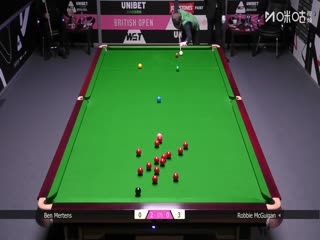 2025斯诺克英国公开赛32进16 本·默滕斯4-0罗比·麦圭根 20250925封面图