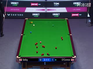 2025斯诺克英国公开赛32进16 乔·奥康纳3-4马克·塞尔比 20250925封面图