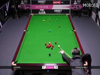 2025斯诺克英国公开赛32进16 张家玮1-4雷佩凡 20250925封面图