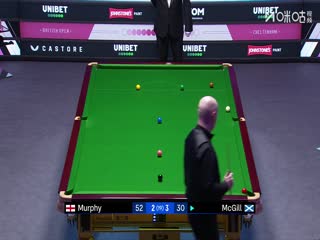 2025斯诺克英国公开赛决赛第一阶段 安东尼·麦克吉尔4-4肖恩·墨菲 20250928封面图