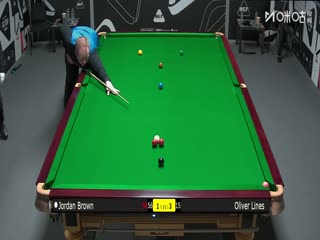 2025斯诺克国际锦标赛资格赛 乔丹·布朗2-6奥利弗·莱恩斯 20251002封面图