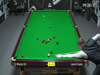 2025斯诺克国际锦标赛资格赛 亚伦·希尔6-1莱昂内·克劳利 20251002封面图