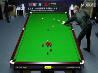 2025斯诺克西安大奖赛延期资格赛第一轮 杰克逊·佩奇0-5路易·希斯科特 20251007封面图