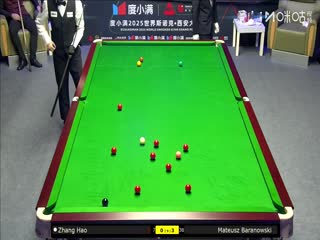 2025斯诺克西安大奖赛64进32 马特乌斯·巴拉诺夫斯基5-2张浩 20251008封面图