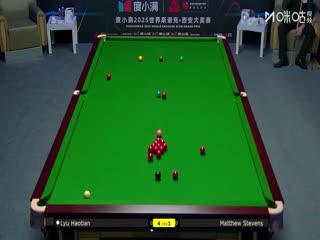 2025斯诺克西安大奖赛32进16 马修·史蒂文斯4-5吕昊天 20251009封面图