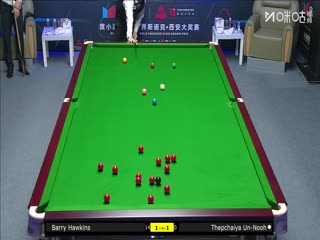 2025斯诺克西安大奖赛32进16 塔猜亚·乌努2-5巴里·霍金斯 20251009封面图